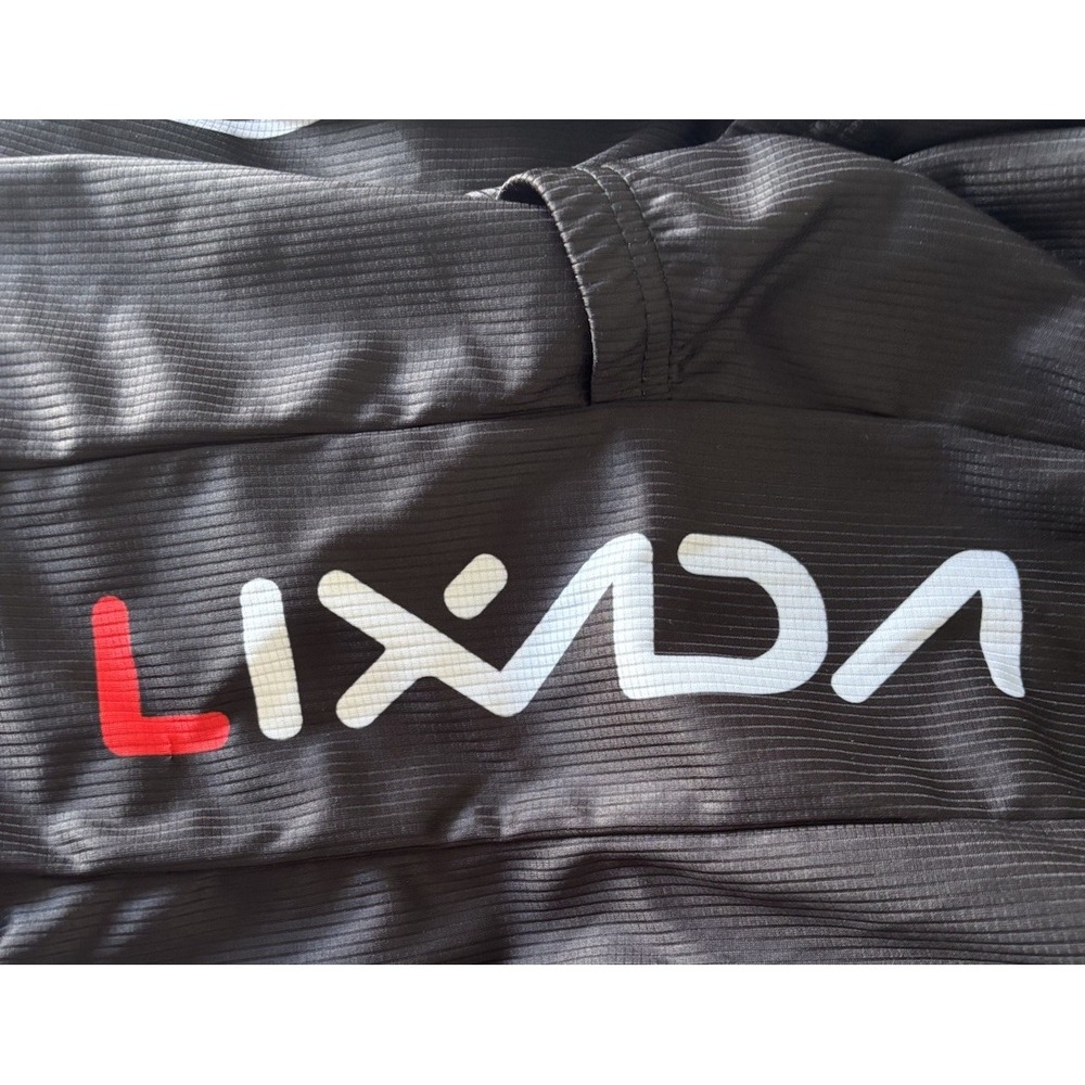 Lixada Mens Pro Functional Cycling Jersey Red Black White Size EU S Small Zip Up - Picture 6 of 12